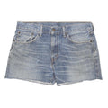 LEVI'S Womens Shorts Blue Denim Cut-Off M W34 Casual Summer Stylish