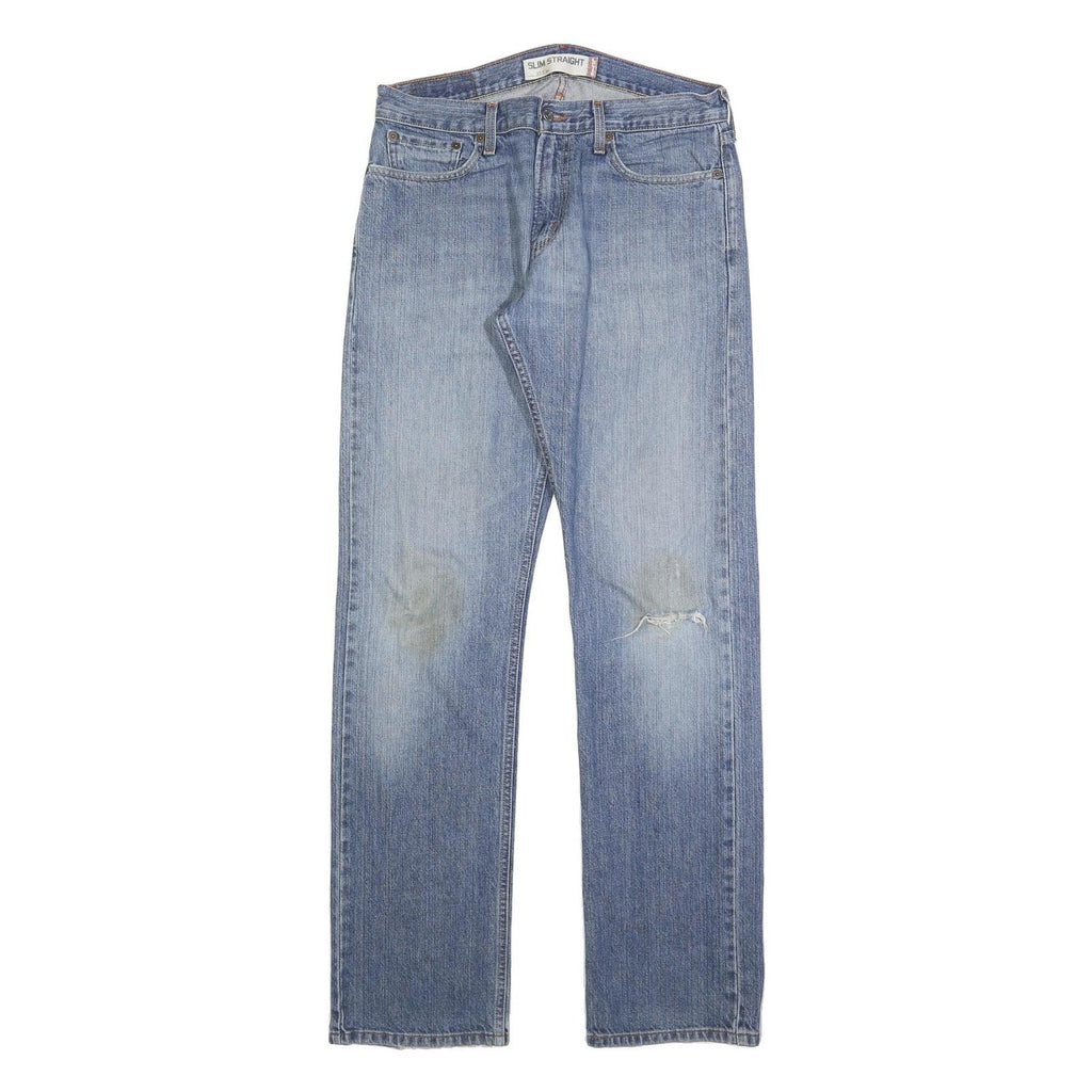 LEVI'S 514 Slim Mens Jeans Blue Slim Straight Denim Light W32 L34