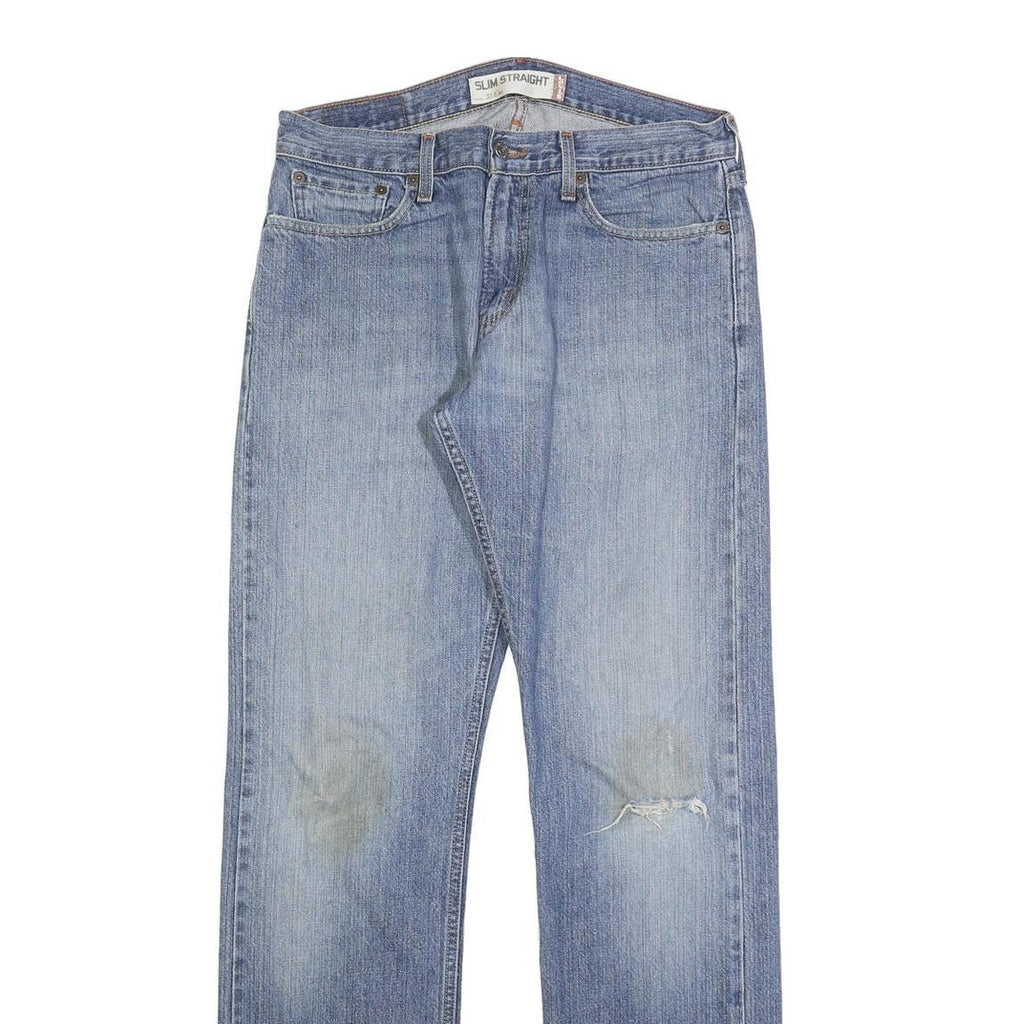 LEVI'S 514 Slim Mens Jeans Blue Slim Straight Denim Light W32 L34
