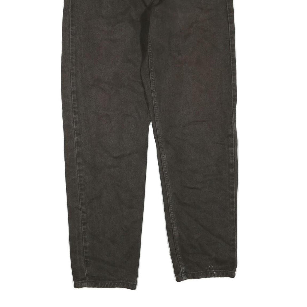 CARHARTT Womens Regular Fit Black Jeans Denim Woven W32 L30 Zip Comfortable