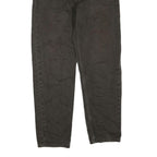 CARHARTT Womens Regular Fit Black Jeans Denim Woven W32 L30 Zip Comfortable