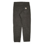 CARHARTT Womens Regular Fit Black Jeans Denim Woven W32 L30 Zip Comfortable