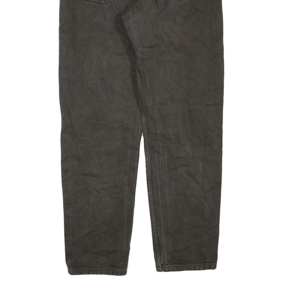 CARHARTT Womens Regular Fit Black Jeans Denim Woven W32 L30 Zip Comfortable