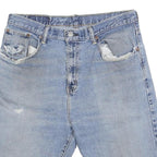 LEVI'S Mens Denim Blue Shorts M W30 Casual Cotton Classic Fit Distressed