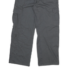 DICKIES Mens Relaxed Black Cargo Trousers W32 L30 Workwear Durable Zip Closure