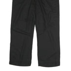 CALVIN KLEIN Womens Cotton Blend Black Regular Straight Trousers W32 L27 Smart