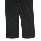 CALVIN KLEIN Womens Cotton Blend Black Regular Straight Trousers W32 L27 Smart