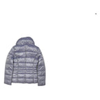 GUESS Womens Grey Puffer Jacket M Polyester Blend Zip Plain Casual Outerwear