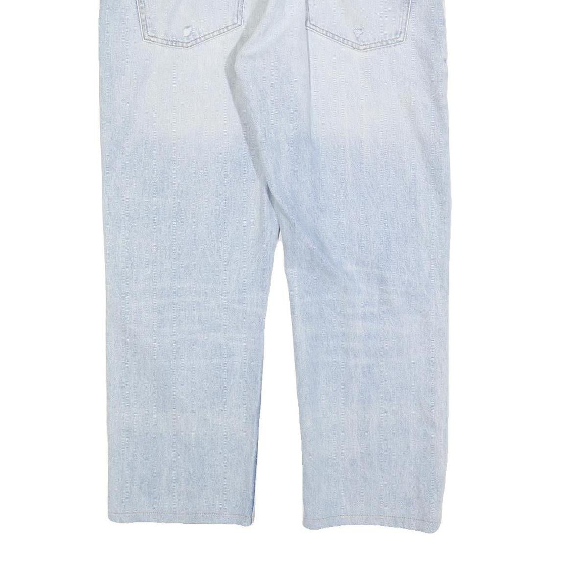 TOMMY HILFIGER Mens Regular Fit Straight Denim Light Blue W34 L27 Casual Button