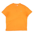 POLO RALPH LAUREN Mens Orange Cotton Blend Classic T-Shirt XL Crew Neck Short