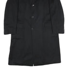 MICHELANELO Mens Black Classic Cashmere Button Jacket L Wool Blend Formal