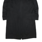 MICHELANELO Mens Black Classic Cashmere Button Jacket L Wool Blend Formal