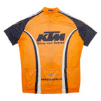 PELLA Mens Jersey Orange 1/2 Zip L