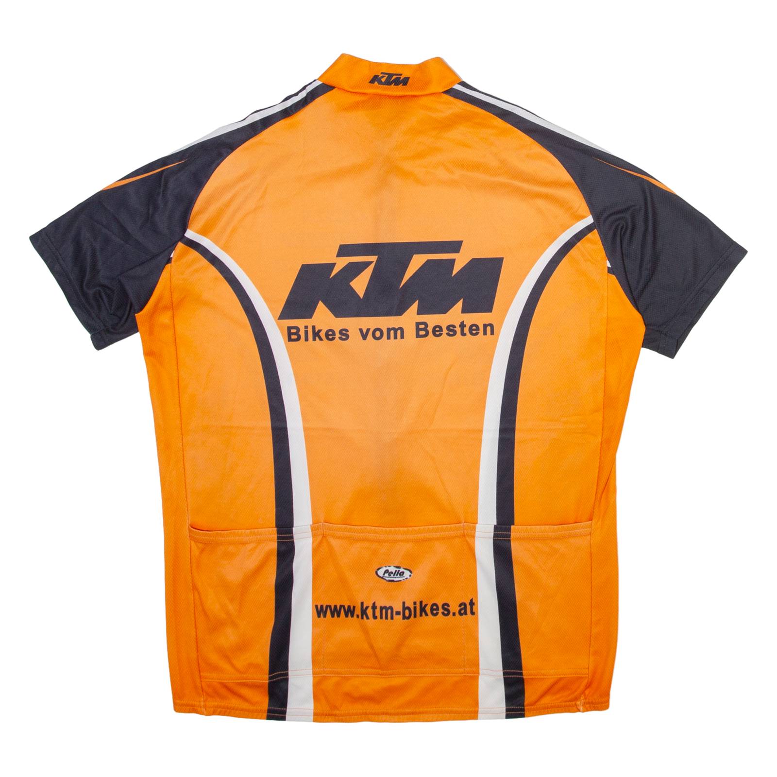 PELLA Mens Jersey Orange 1/2 Zip L