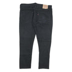 LEVI'S 501 Mens Black Slim Jeans Denim W36 L26 Button Classic Fit