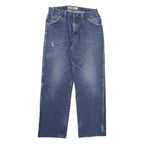 DICKIES Mens Jeans Blue Regular Straight Denim Medium W30 L31 Durable Cotton