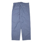 ASTRATEX Mens Blue Regular Straight Trousers W37 L31 Polyester Blend Zip Casual