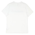 REEBOK Mens White Classic Logo T-Shirt M Short Sleeve Crew Neck Cotton Blend