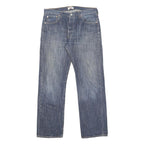 LEVI'S 501 Mens Jeans Blue Regular Straight Denim Medium W36 L32 Classic Fit