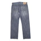 LEVI'S 501 Mens Jeans Blue Regular Straight Denim Medium W36 L32 Classic Fit