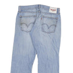 LEVI'S 514 Mens Jeans Blue Slim Straight Denim Medium W34 L27 Classic Style