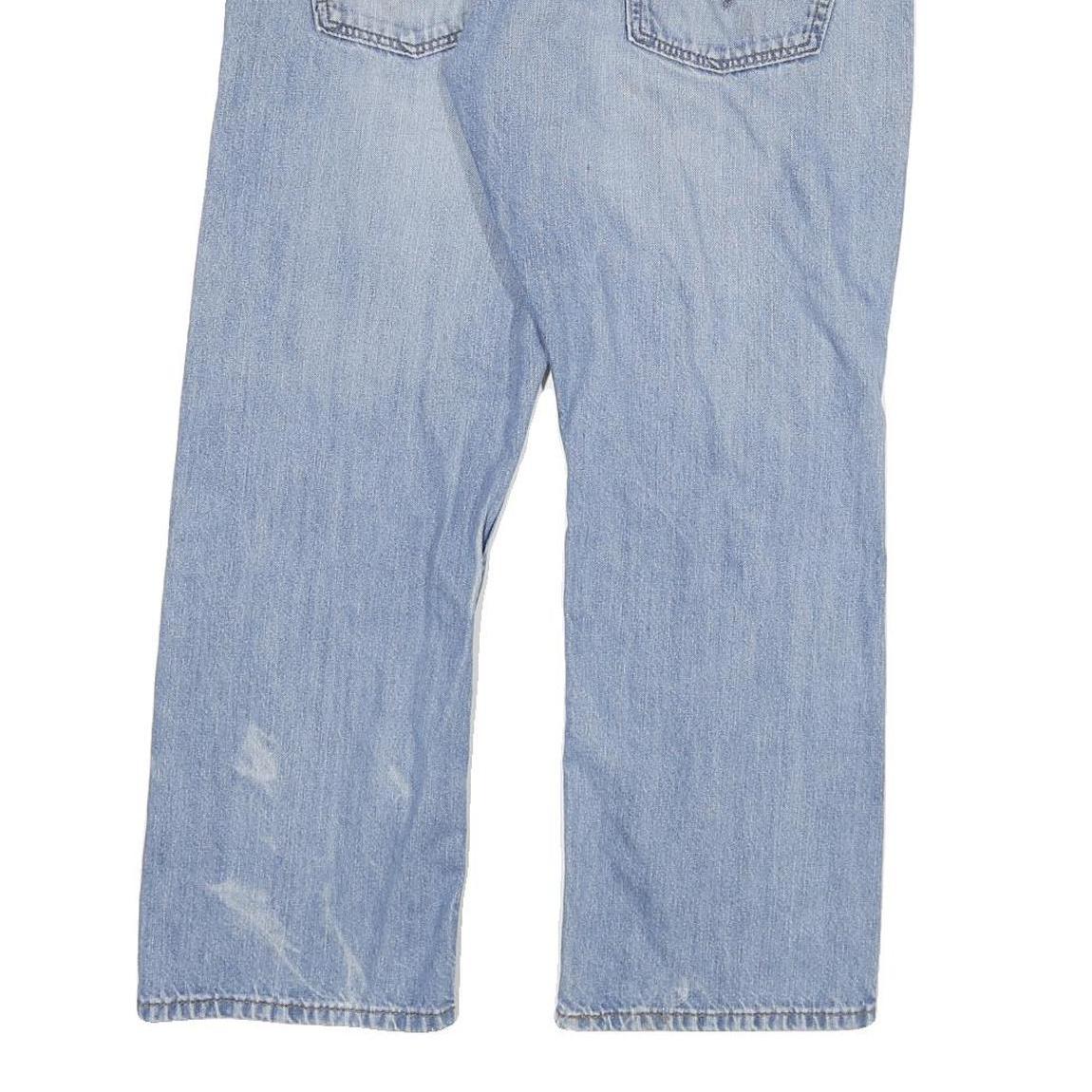 LEVI'S 514 Mens Jeans Blue Slim Straight Denim Medium W34 L27 Classic Style