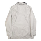JACK WOLFSKIN Womens White Jacket L Polyester Blend Zip Outdoor Warm Winter