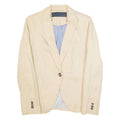 ZARA BASIC Womens Blazer Jacket Cream S
