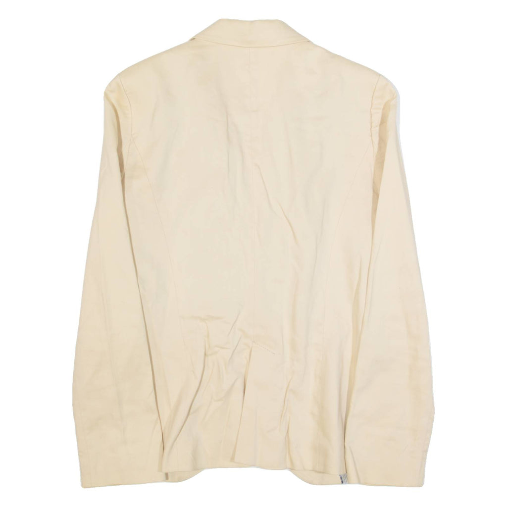 ZARA BASIC Womens Blazer Jacket Cream S