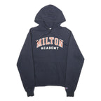 CHAMPION Mens Navy Miloton Academy Pullover Hoodie S Cotton Blend Casual