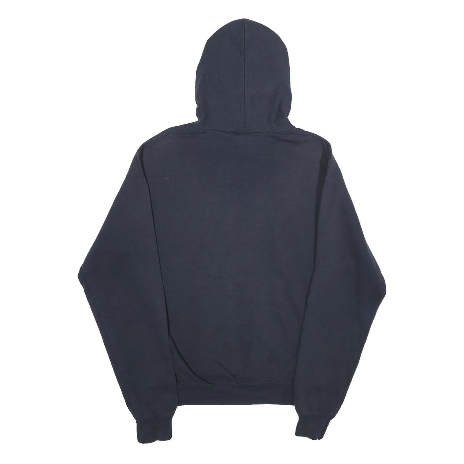 CHAMPION Mens Navy Miloton Academy Pullover Hoodie S Cotton Blend Casual