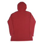 ADIDAS Womens Red Pullover Hoodie S Cotton Blend Casual Sportswear