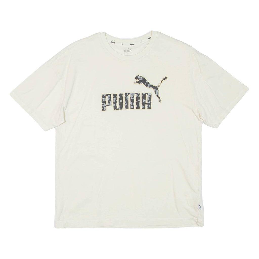 PUMA Cropped Womens T-Shirt Beige S
