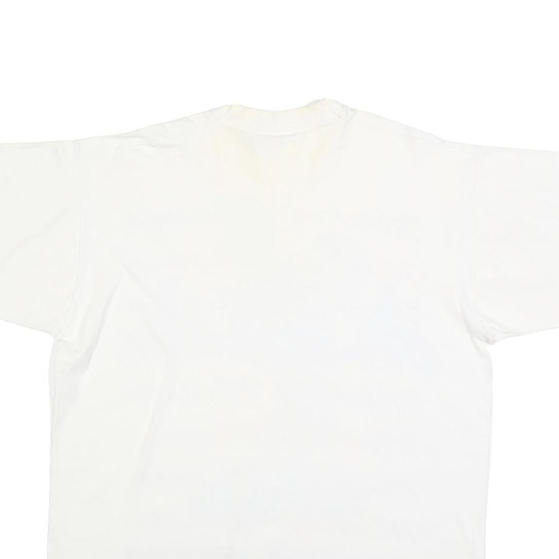 MICKEY UNLIMITED Mens White Blue & Red Graphic T-Shirt One Size Short Sleeve