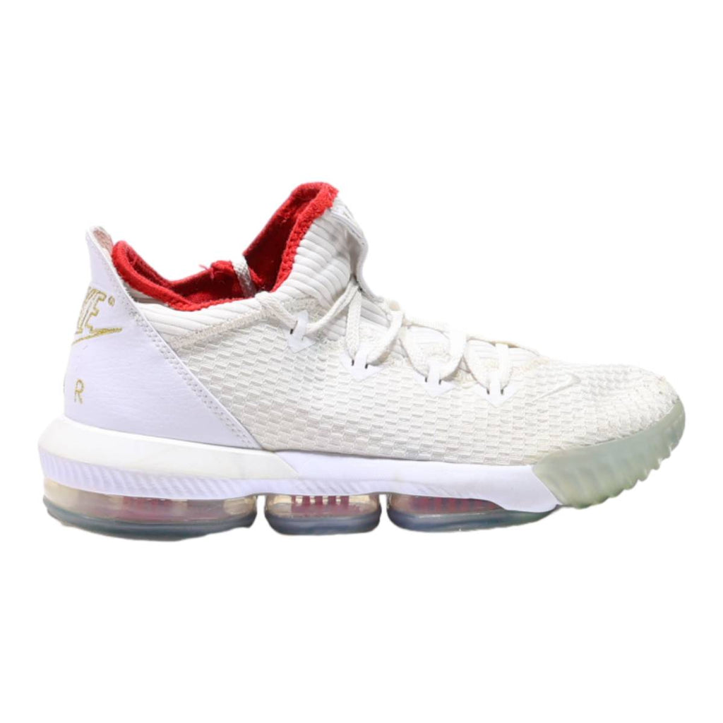 NIKE LeBron 16 2019 Sneaker Trainers White Synthetic Mens UK 8