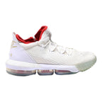 NIKE LeBron 16 2019 Sneaker Trainers White Synthetic Mens UK 8