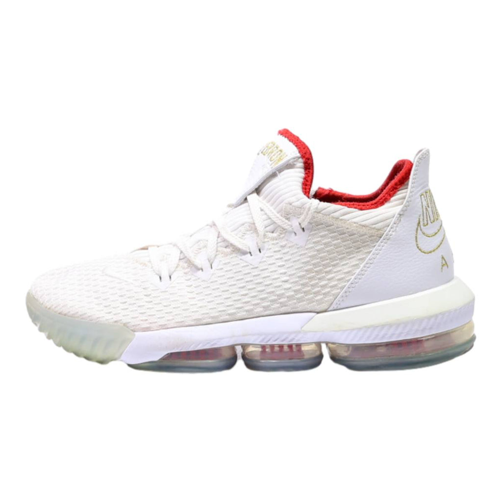 NIKE LeBron 16 2019 Sneaker Trainers White Synthetic Mens UK 8