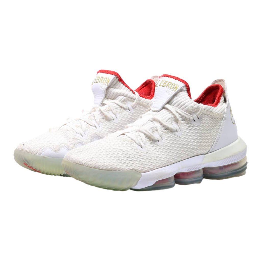 NIKE LeBron 16 2019 Sneaker Trainers White Synthetic Mens UK 8