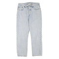LEVI'S 501 Womens Jeans Light Blue Regular Straight Denim W30 L27 Classic Fit