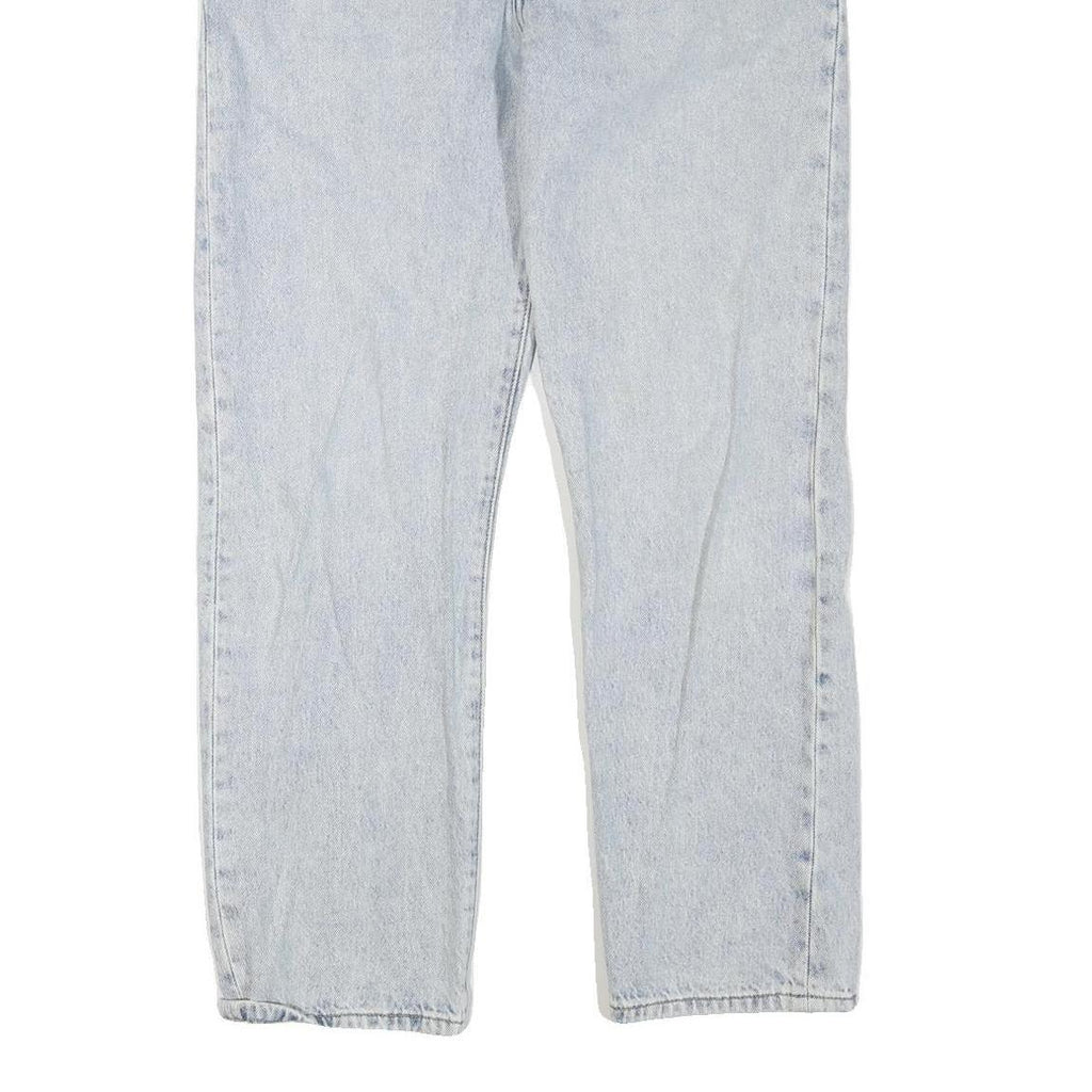 LEVI'S 501 Womens Jeans Light Blue Regular Straight Denim W30 L27 Classic Fit