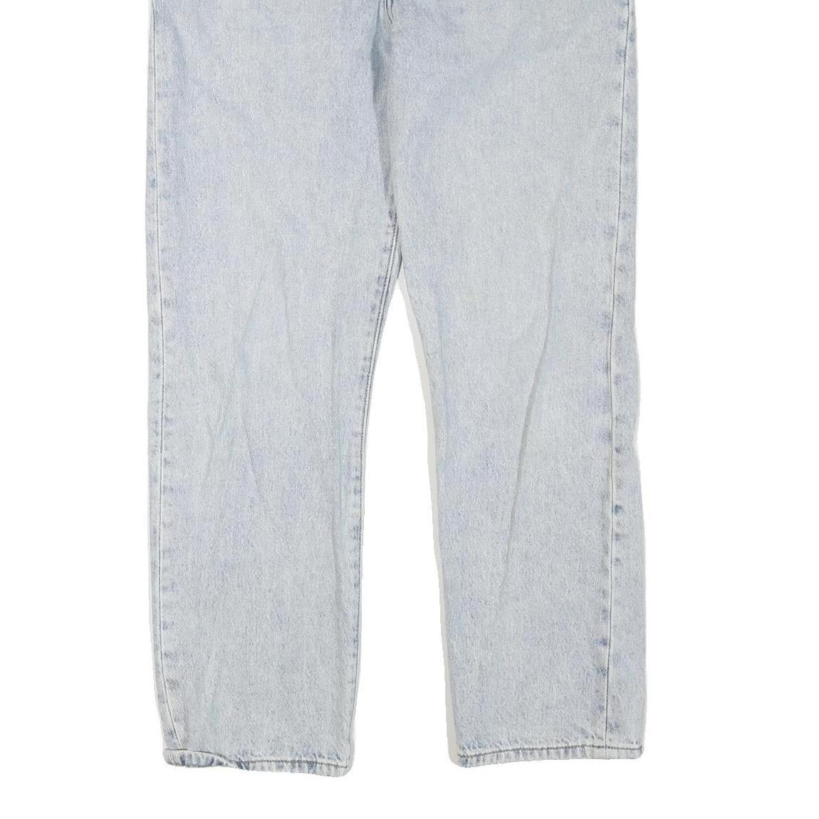 LEVI'S 501 Womens Jeans Light Blue Regular Straight Denim W30 L27 Classic Fit