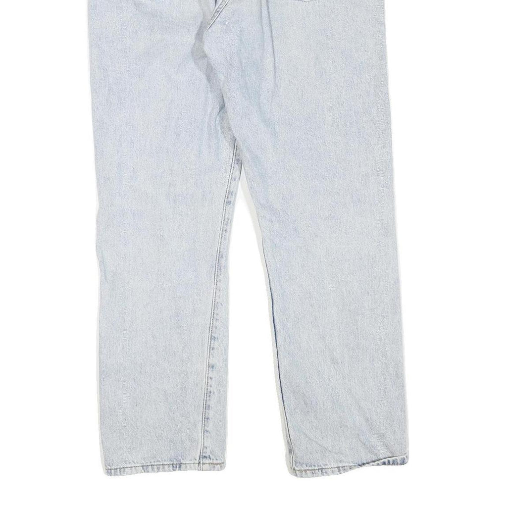 LEVI'S 501 Womens Jeans Light Blue Regular Straight Denim W30 L27 Classic Fit