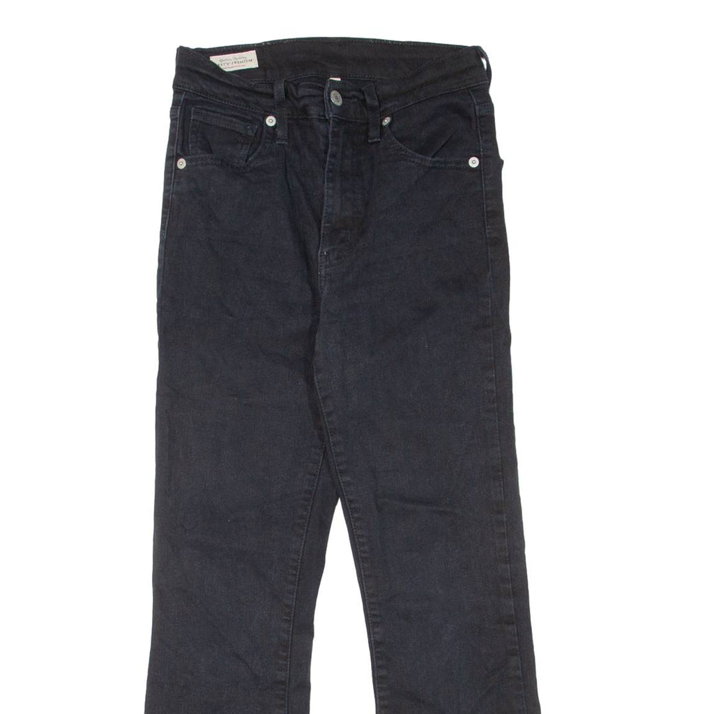 LEVI'S BIG E Womens Jeans Black Regular Bootcut W25 L26
