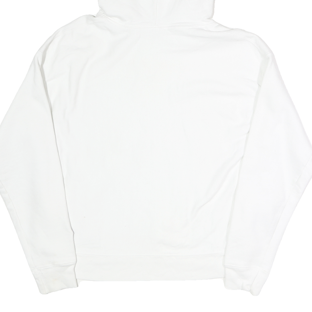 CHAMPION REVERSE WEAVE Mens White Pullover Hoodie L Classic Cotton Sweatshirt
