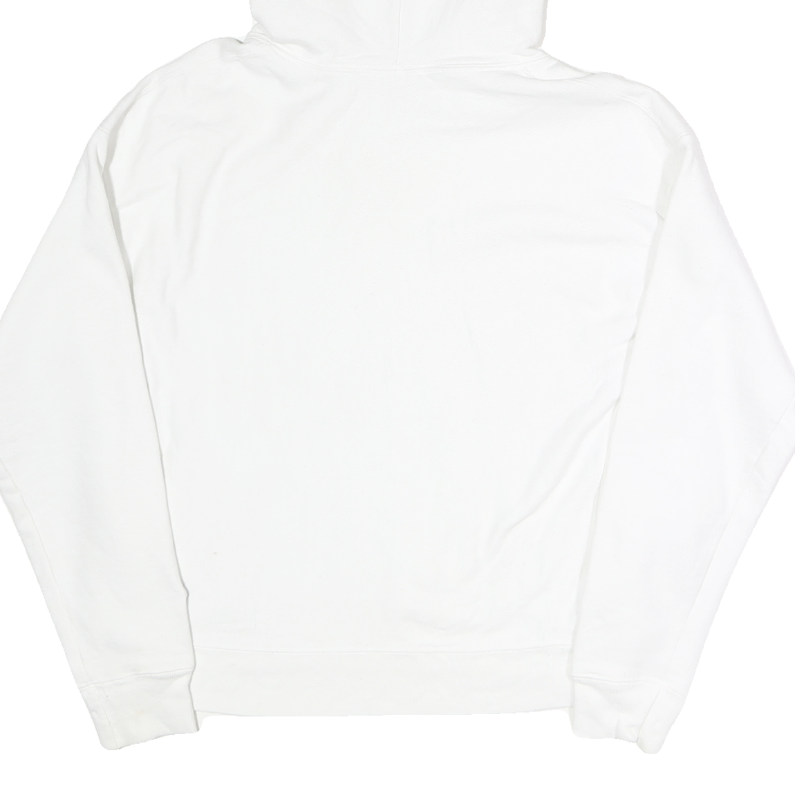 CHAMPION REVERSE WEAVE Mens White Pullover Hoodie L Classic Cotton Sweatshirt