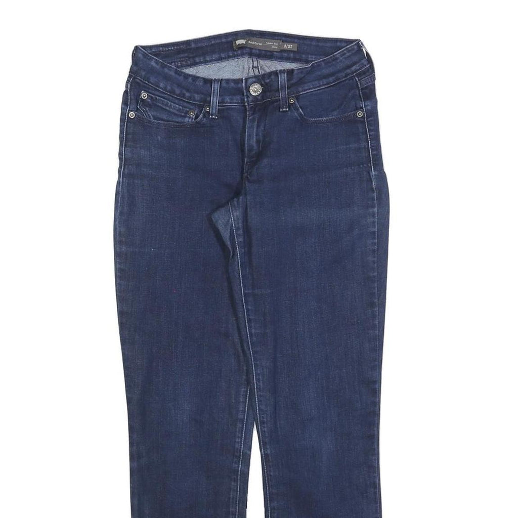 LEVI'S Womens Jeans Blue Slim Skinny Denim Medium W27 L30 Stretch Zip