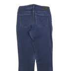 LEVI'S Womens Jeans Blue Slim Skinny Denim Medium W27 L30 Stretch Zip
