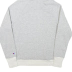CHAMPION Womens Grey Pullover Hoodie S Cotton Blend