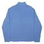 POLO RALPH LAUREN Mens Blue Jumper Plain Crew Neck Basic Knit L Cotton Blend