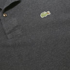 LACOSTE Mens Blue Long Sleeve Plain 3XL Cotton Polo Shirt Classic Fit